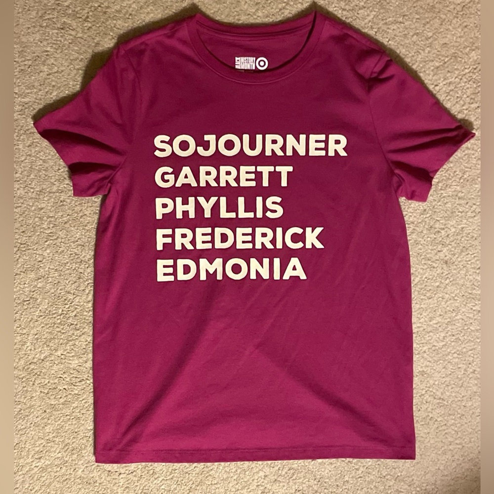 EUC RARE Black History Month Women's Medium T-shirt.
